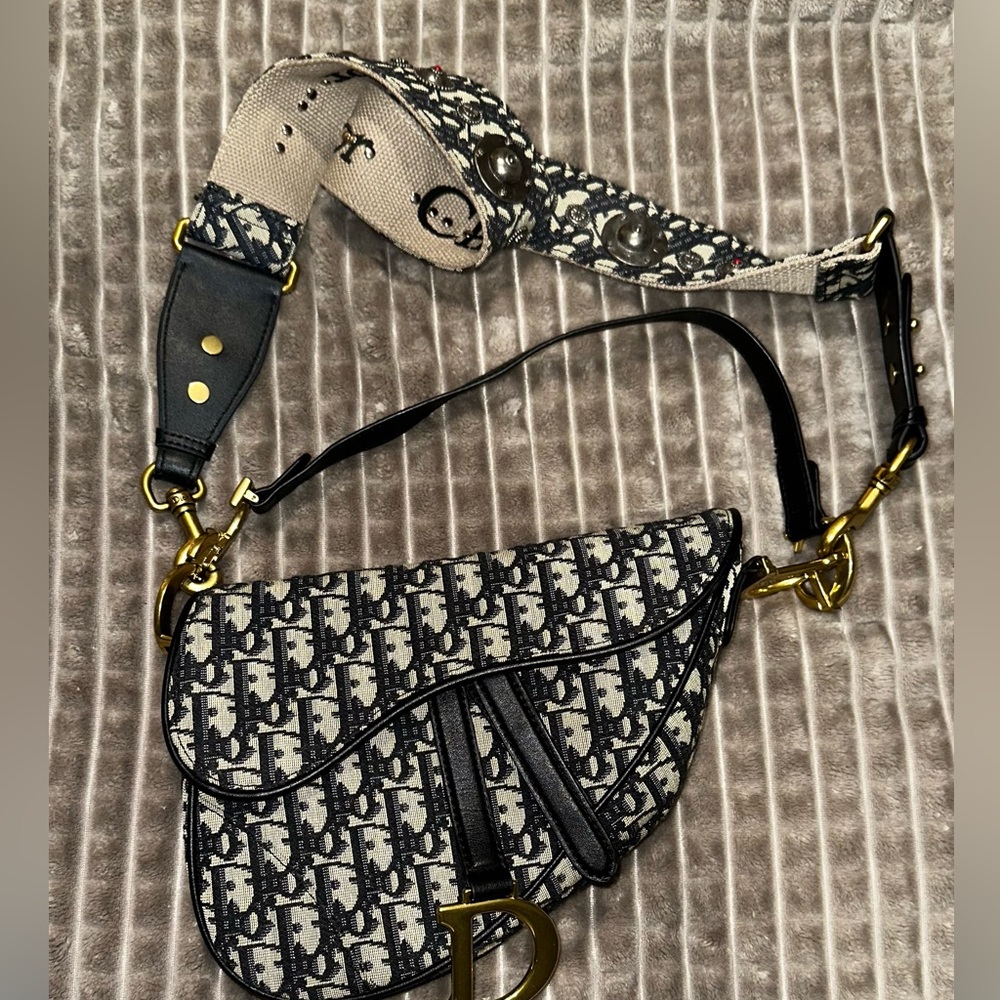 CD Oblique Saddle Bag